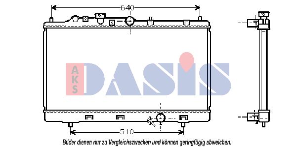 AKS DASIS Radiaator,mootorijahutus 110005N